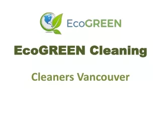 cleaners vancouver