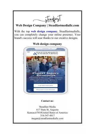 Web Design Company | Steadfastmediallc.com