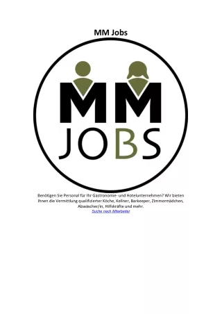 mm jobs