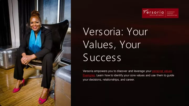 versoria your values your success