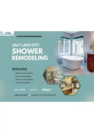 Salt Lake City Shower Remodeling