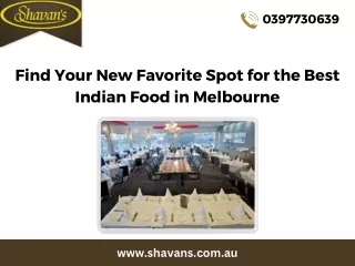 Find Your New Favorite Spot for the Best Indian Food in Melbourne