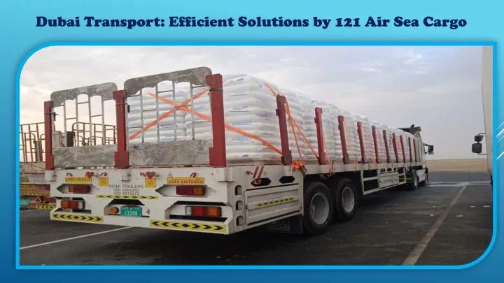 dubai transport efficient solutions