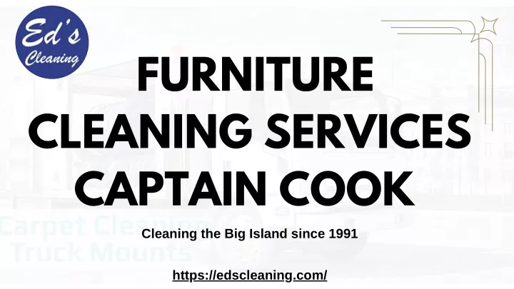 furniture cleaning services captain cook cleaning