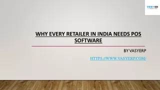 Why Every Retailer in India Needs POS Software
