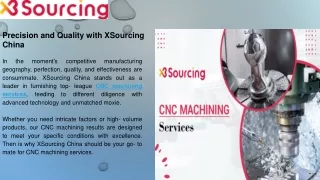 Precision and Quality with XSourcing China