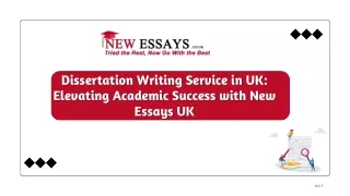 Dissertation Writing Service in UK Elevating Academic Success with New Essays UK