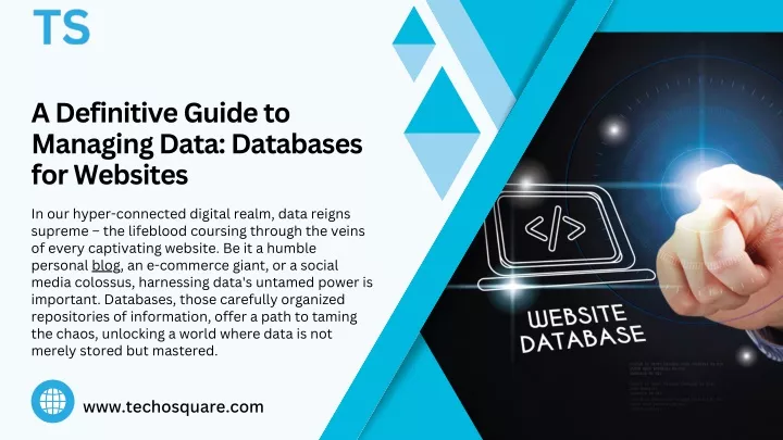 a definitive guide to managing data databases