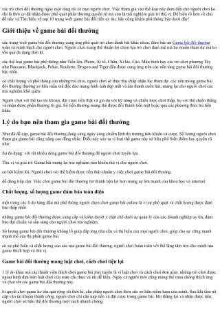TOP 9  Game bài đổi thưởng qua ngân hàng uy tín
