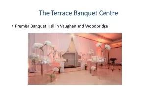 the terrace banquet centre