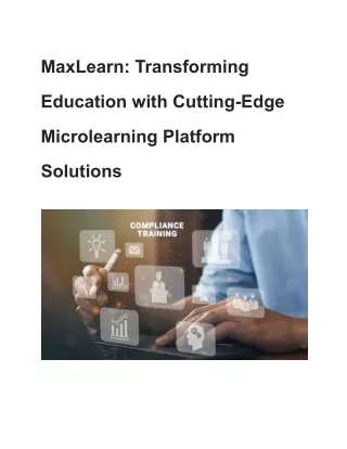 maxlearn transforming