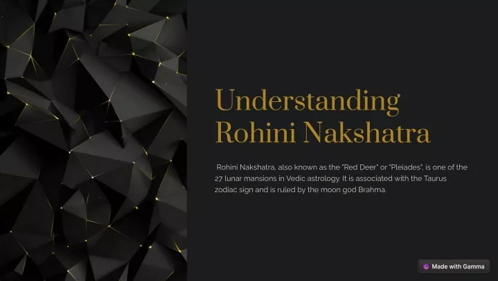 understanding rohini nakshatra