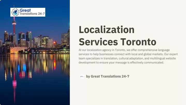 localization services toronto at our localization