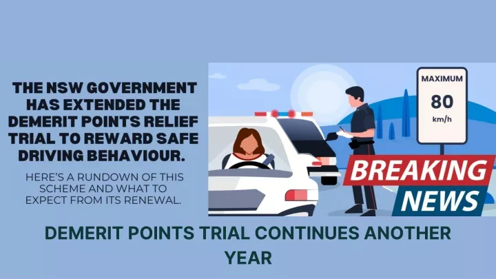 demerit points trial continues another year