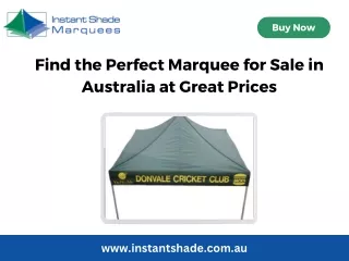 Find the Perfect Marquee for Sale in Australia at Great Prices