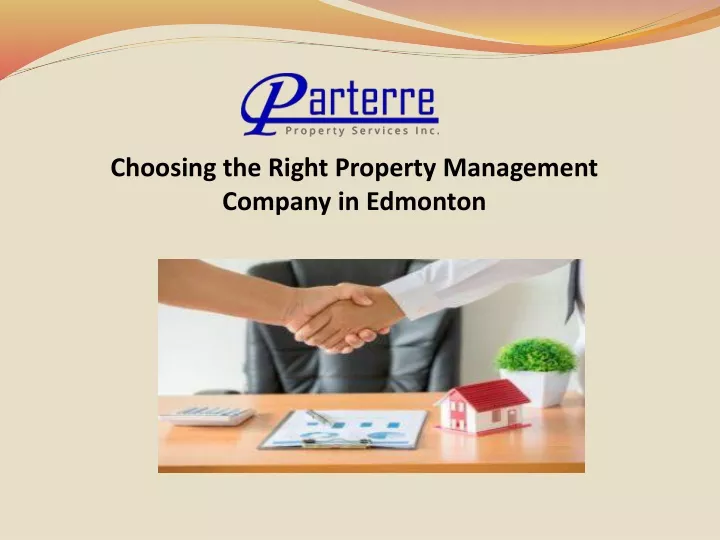 choosing the right property management company