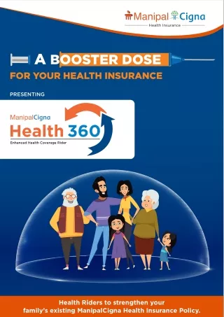 Discover Health 360 OPD Rider Brochure | ManipalCigna