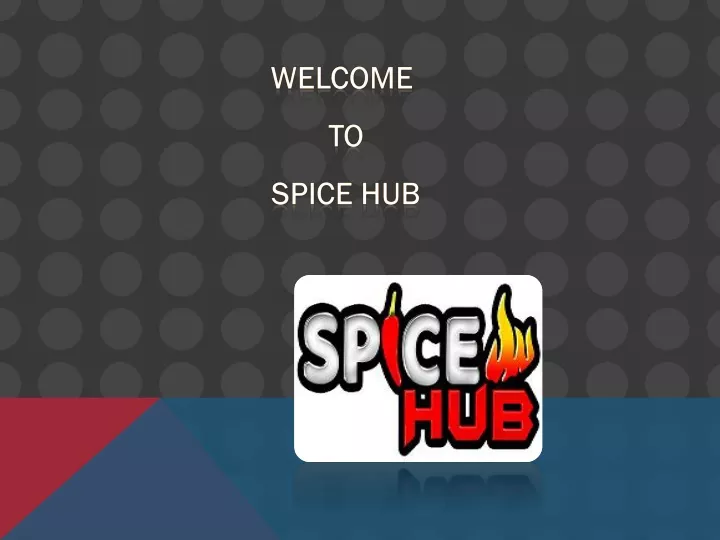 welcome to spice hub