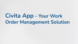 civita app your work order management solution