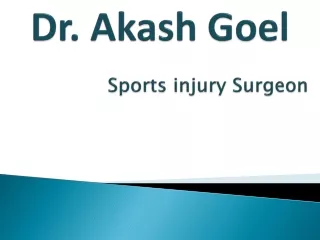 sports injury surgeon