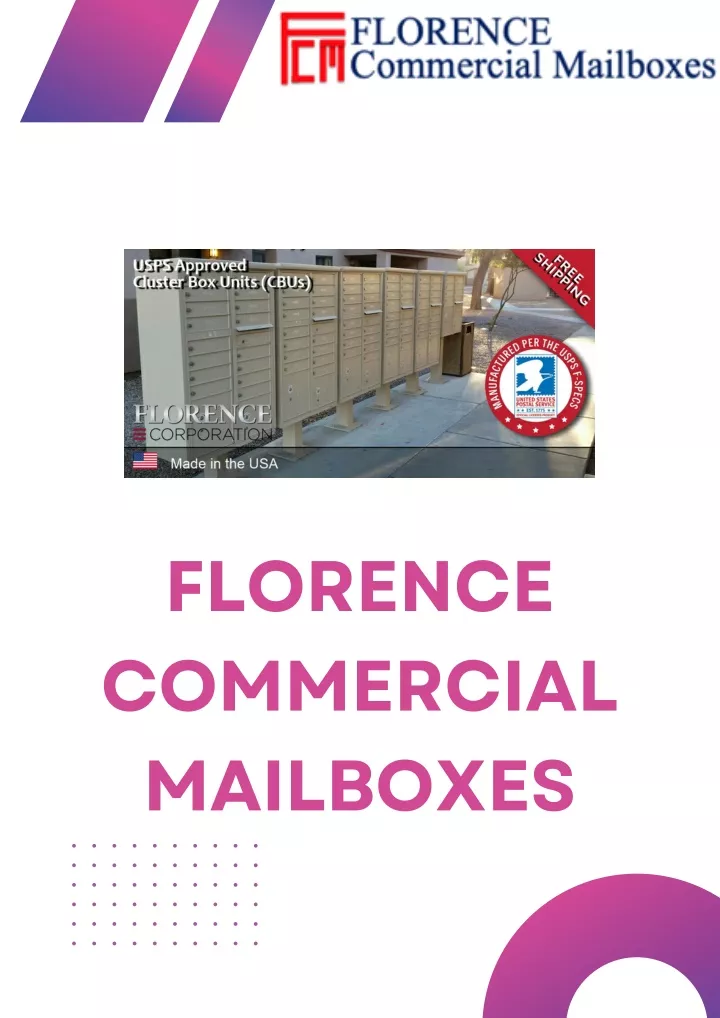 florence commercial mailboxes