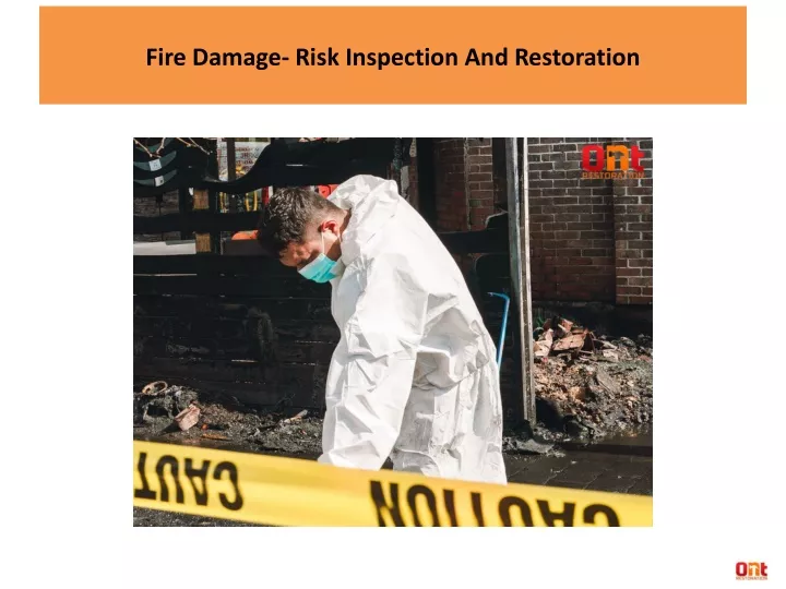 fire damage risk inspection and restoration