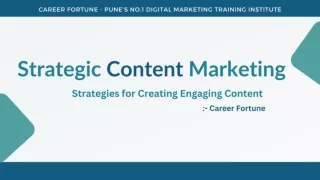Strategic - Content Marketing
