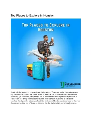 top places to explore in houston