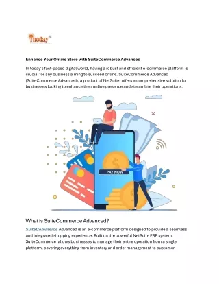 Enhance Your Online Store with SuiteCommerce Advanced