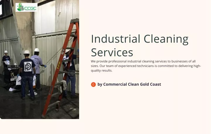 industrial cleaning services we provide