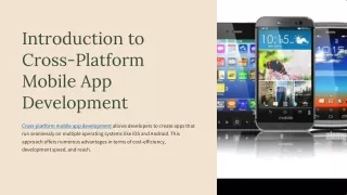 Cross-platform mobile app development