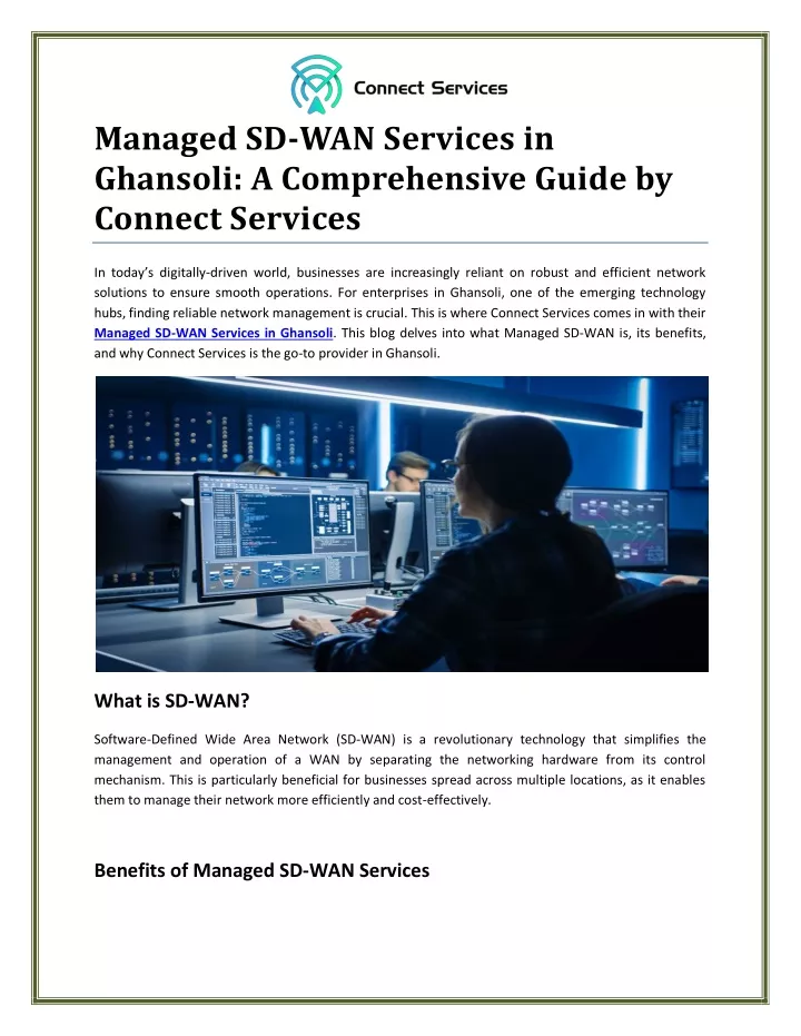 managed sd wan services in ghansoli