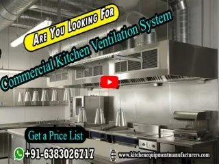 Commercial Kitchen Ventilation System Chennai