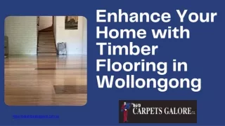 Enhance Your Home with Timber Flooring in Wollongong