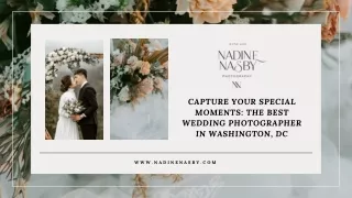 Capture Your Special Moments The Best Wedding Photographer in Washington, DC