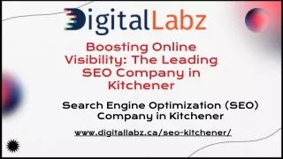 Search Engine Optimization (SEO) Company in Kitchener