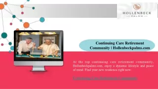 continuing care retirement community