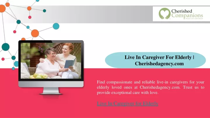 live in caregiver for elderly cherishedagency com