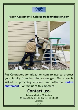 radon abatement coloradoradonmitigation com