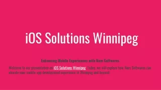 nam software ios solution winnipeg