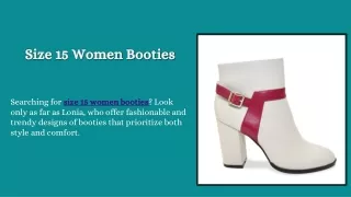 Size 15 Women Booties