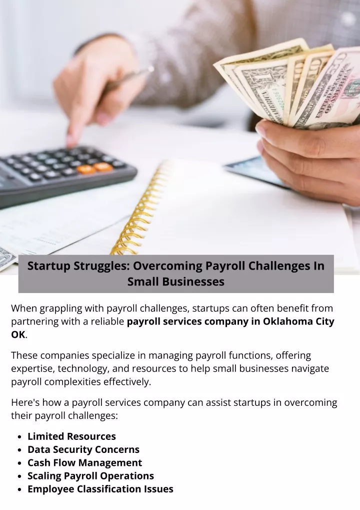 startup struggles overcoming payroll challenges