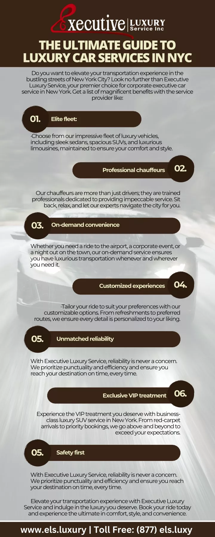 the ultimate guide to luxury car services in nyc