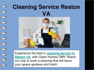 Cleaning Service Reston VA