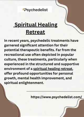 Deep Healing Transformative Spiritual Healing Retreat