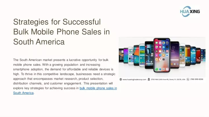 strategies for successful bulk mobile phone sales