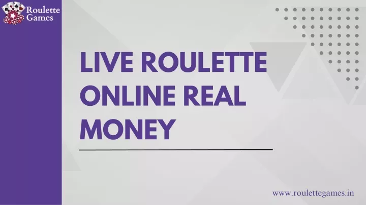 live roulette online real money