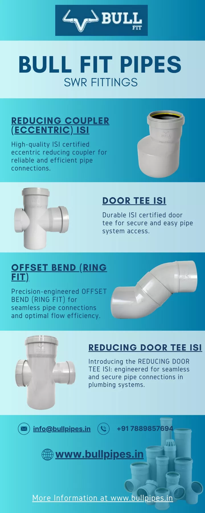 bull fit pipes swr fittings