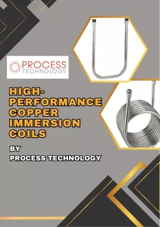 high performance copper immersion coils coils
