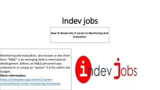 indev jobs